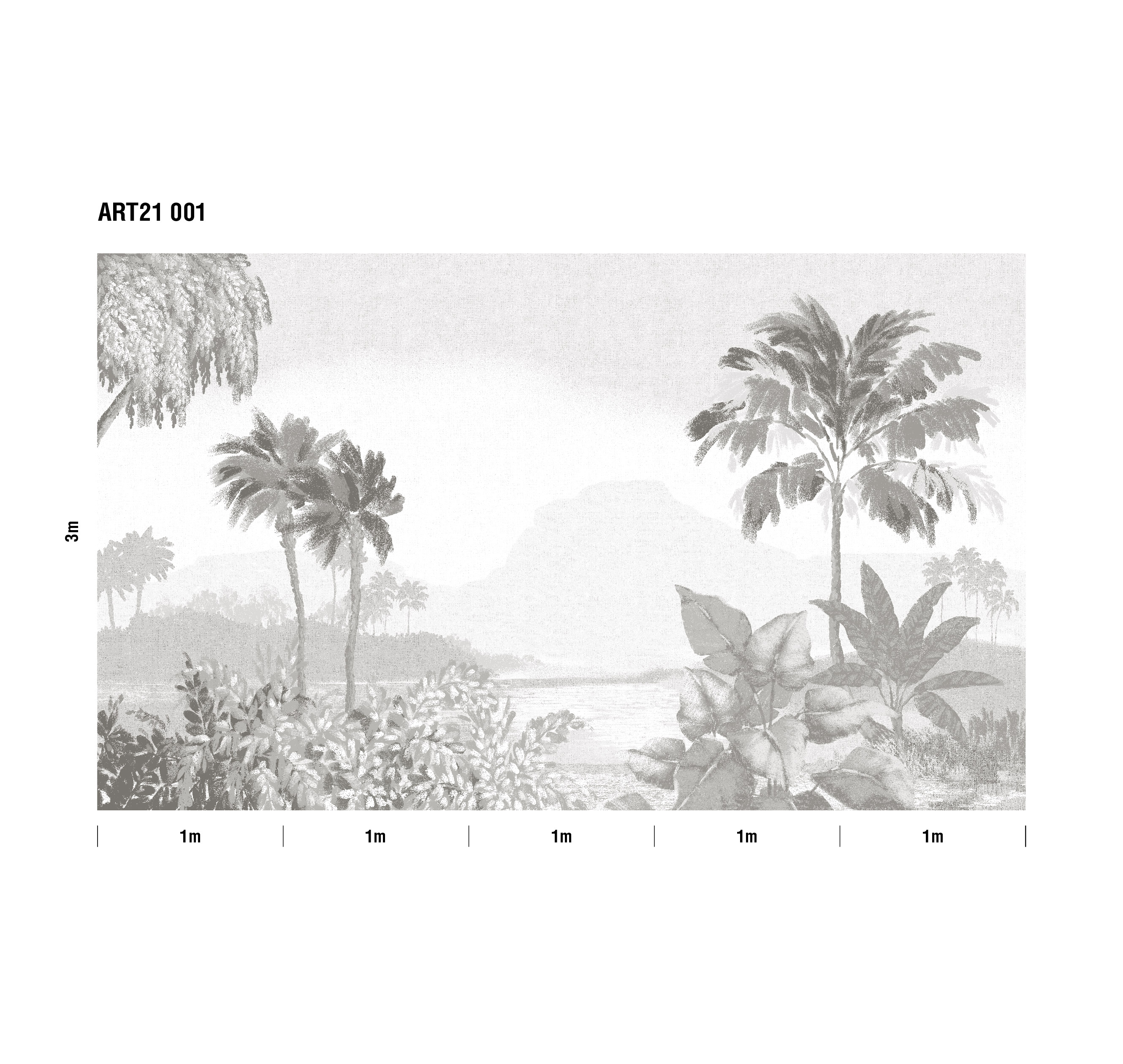 Панно Loymina Пейзаж 2 Мадагаскар ART21 001 3×5